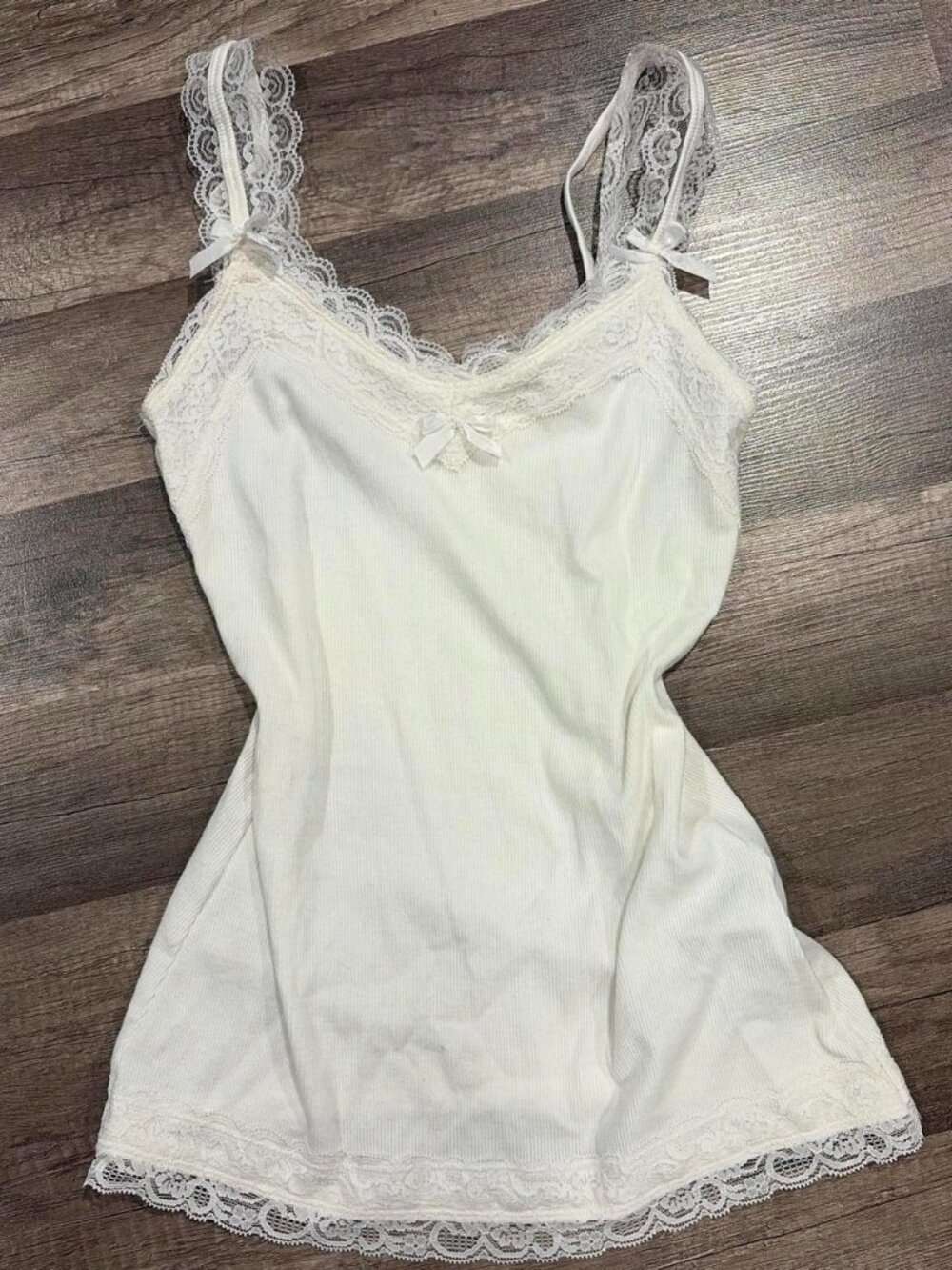 Reworked Hollister Lace Babydoll Cami